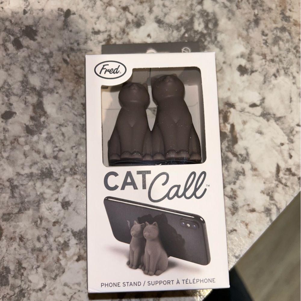 Cat phone stand